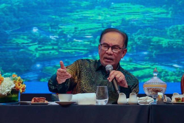 Perdana Menteri, Datuk Seri Anwar Ibrahim. - fotoBERNAMA