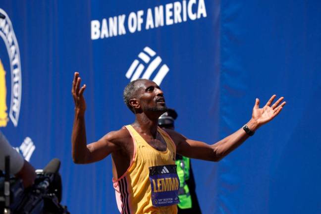 Ethiopia’s Lemma and Kenya’s Obiri win Boston Marathon