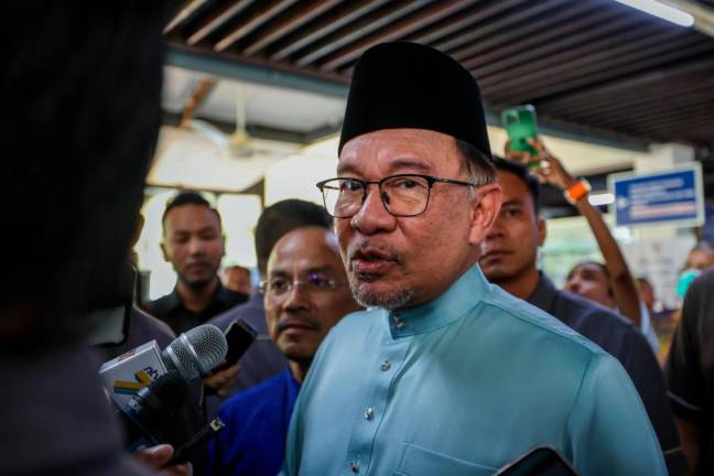 Perdana Menteri Datuk Seri Anwar Ibrahim. - fotoBERNAMA