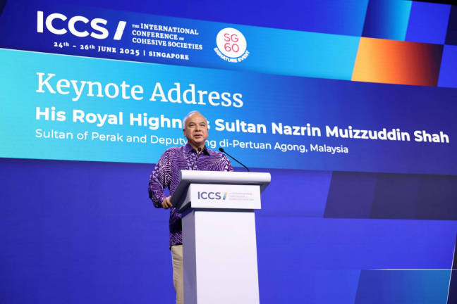 Sultan Perak Sultan Nazrin Shah. - BERNAMA