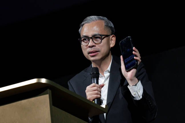 Communications Minister Datuk Fahmi Fadzil. - BERNAMApix