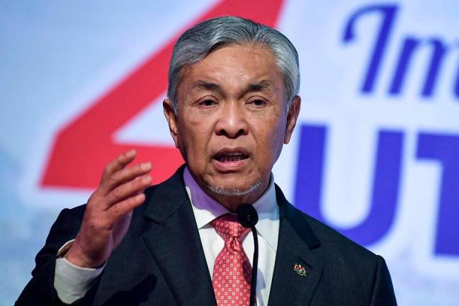 Timbalan Perdana Menteri, Datuk Seri Dr Ahmad Zahid Hamidi. - fotoBERNAMA