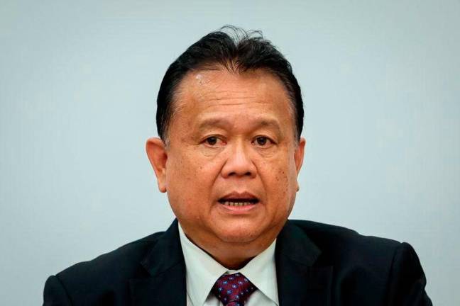 Works Minister Datuk Alexander Nanta Linggi. BERNAMApix