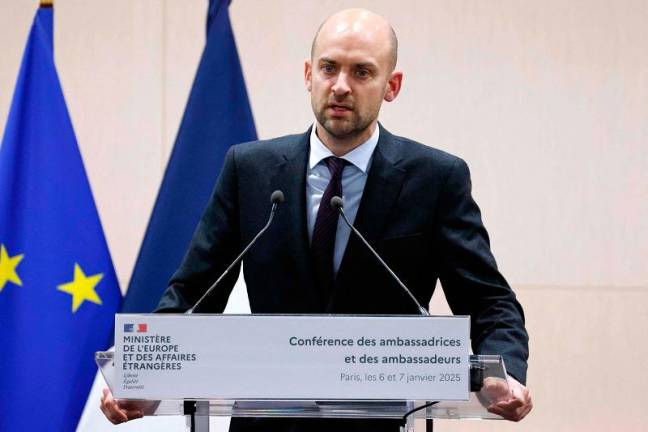 France’s Minister for Europe and Foreign Affairs, Jean-Noel Barrot. - Ludovic MARIN / AFP