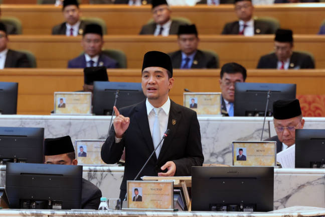 Menteri Besar Johor Datuk Onn Hafiz Ghazi. - BERNAMApix