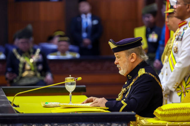 Yang di-Pertuan Agong Sultan Ibrahim. - BERNAMApix