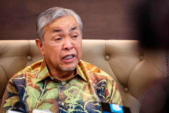 Deputy Prime Minister Datuk Seri Dr Ahmad Zahid Hamidi - Bernamapix