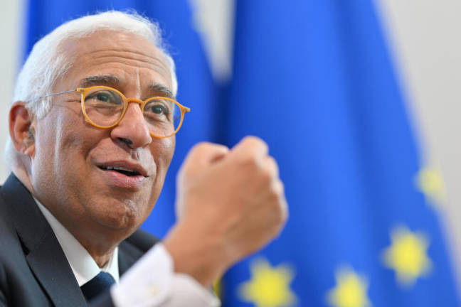 Presiden Majlis Eropah Antonio Costa. - AFPpix