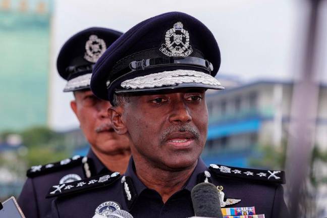 Johor police chief, Datuk M Kumar. - BERNAMApix