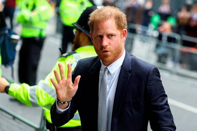 Britain's Prince Harry, Duke of Sussex steps out of a car, outside the Rolls Building of the High Court in London, Britain June 7, 2023. - REUTERS/Hannah McKay/File Photo