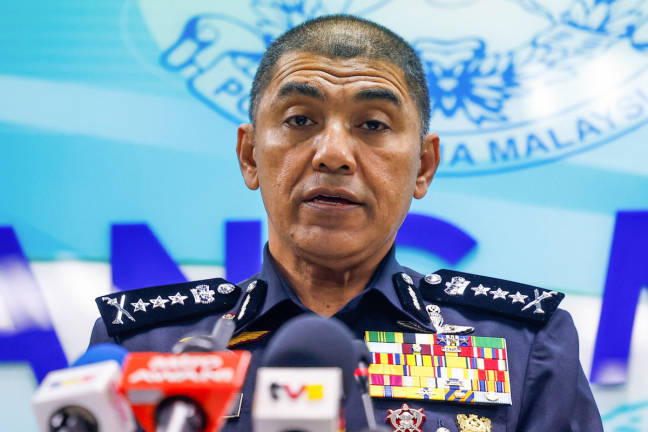 Bukit Aman Commercial Crime Investigation Department acting director Datuk Seri Muhammed Hasbullah Ali. - BERNAMApix