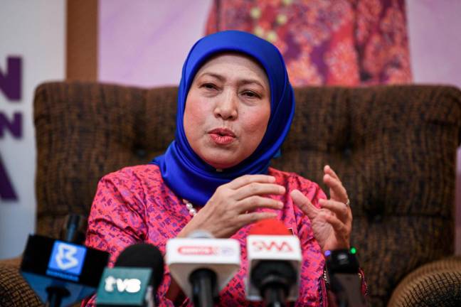 Women, Family and Community Development Minister, Datuk Seri Nancy Shukri. - BERNAMApix