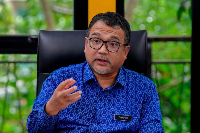 Ketua Pengarah Perhutanan Semenanjung Malaysia, Datuk Zahari Ibrahim. - fotoBERNAMA