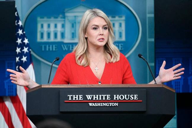 White House Press Secretary, Karoline Leavitt. - Jim WATSON / AFP