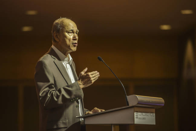 Mental Health Promotion Advisory Council member Tan Sri Lee Lam Thye. - theSunpix