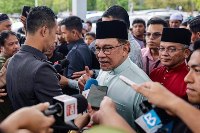 Perdana Menteri, Datuk Seri Anwar Ibrahim. - fotoBERNAMA