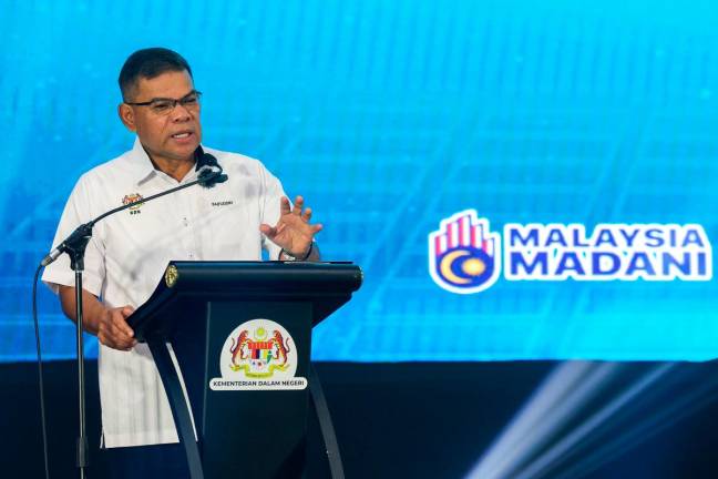 Home Minister Datuk Seri Saifuddin Nasution Ismail. - theSunpix