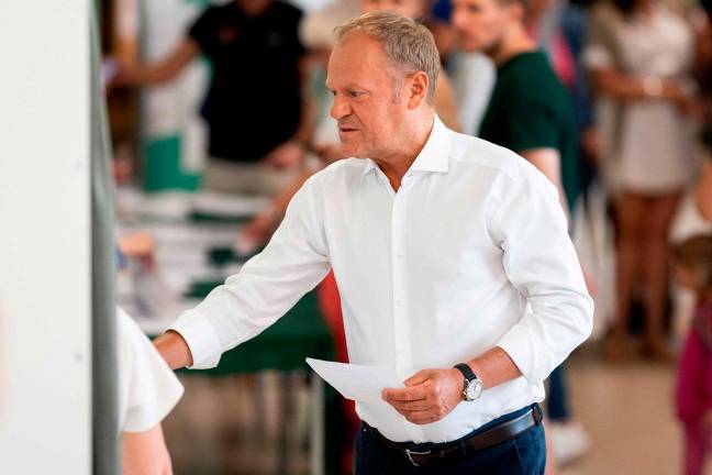 Poland’s Prime Minister Donald Tusk. - MATEUSZ SLODKOWSKI / AFP