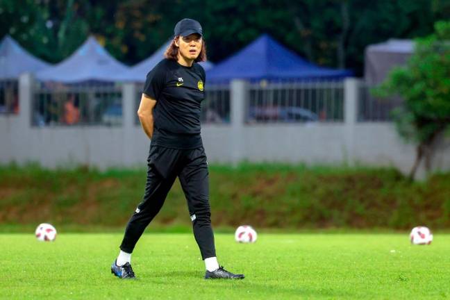 Harimau Malaya head coach Kim Pan Gon. - BERNAMAPIX