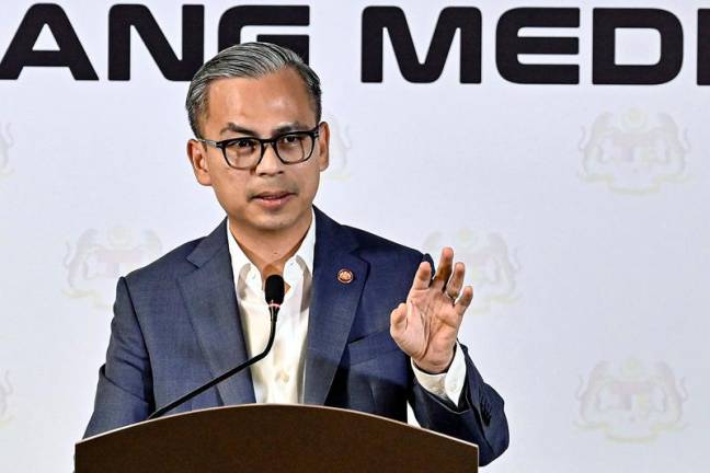 Communications Minister, Fahmi Fadzil. - BERNAMApix