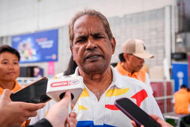 Malaysian Contingent’s chef-de-mission for the 2024 Paralympic Games, Datuk R. Subramaniam. - BERNAMApix