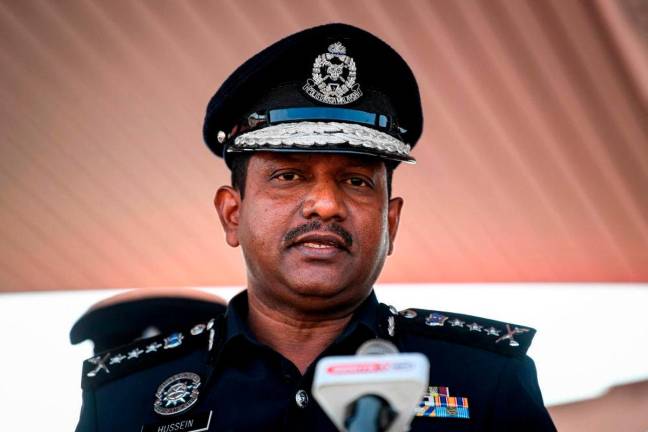 Selangor Police Chief Datuk Hussein Omar Khan. BERNAMApix