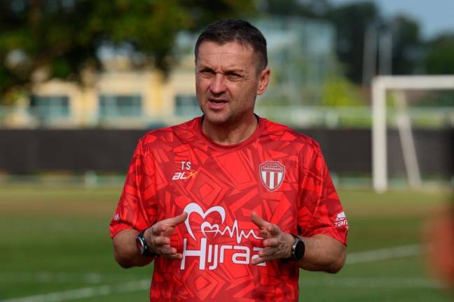 Terengganu FC (TFC) head coach, Tomislav Steinbruckner. - BERNAMAPIX