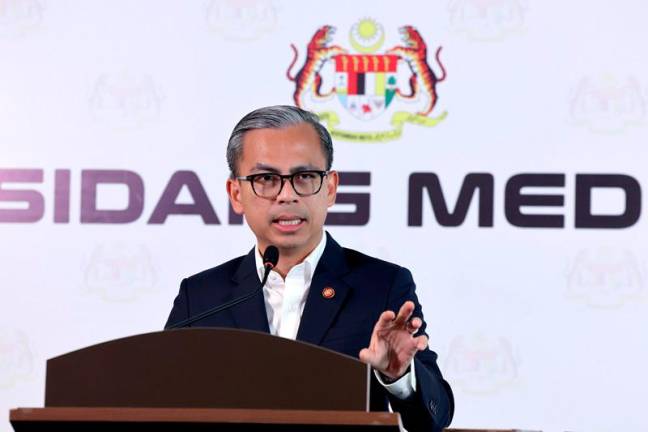 Communications Minister, Fahmi Fadzil. - BERNAMApix