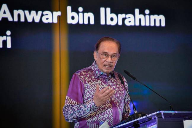 Prime Minister Datuk Seri Anwar Ibrahim. - BERNAMApix