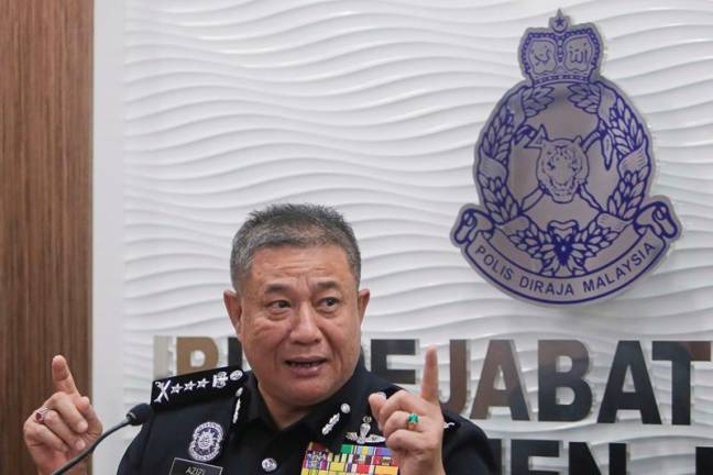 Perak police chief, Datuk Azizi Mat Aris. - BERNAMApix