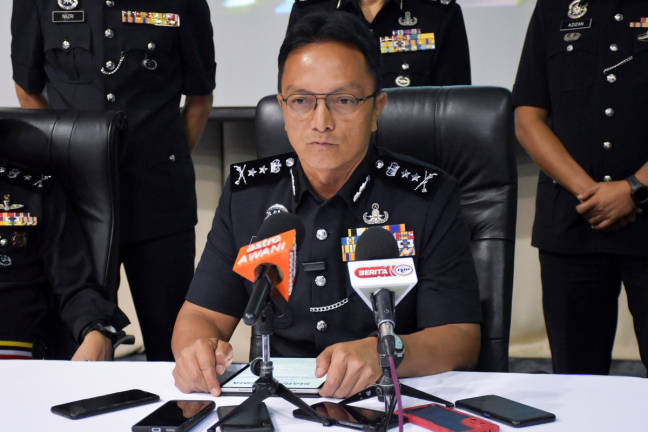 Ketua Polis Melaka Datuk Dzulkhairi Mukhtar. - BERNAMApix