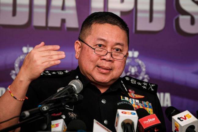 Pengarah Jabatan Siasatan Jenayah Narkotik Bukit Aman, Datuk Khaw Kok Chin. - fotoBERNAMA