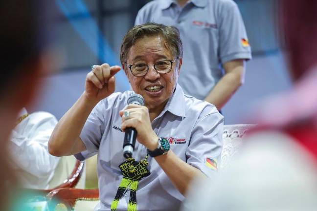 Sarawak Premier, Tan Sri Abang Johari Tun Openg. - BERNAMApix