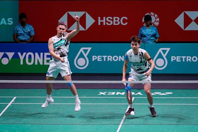 National men’s doubles pair, Man Wei Chong and Tee Kai Wun. - BERNAMApix