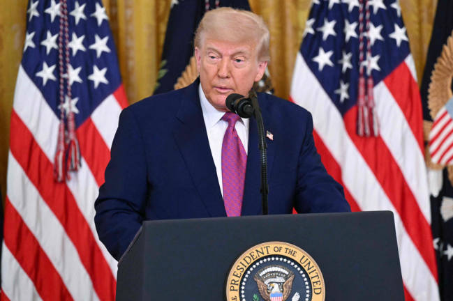 US President Donald Trump. - AFPpix
