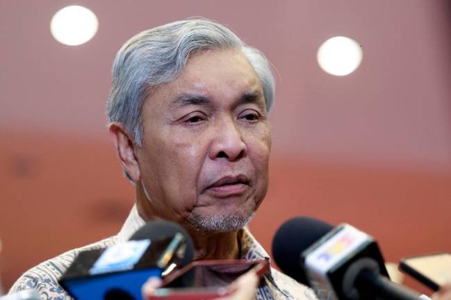 Timbalan Perdana Menteri, Datuk Seri Dr Ahmad Zahid Hamidi. - fotoBERNAMA