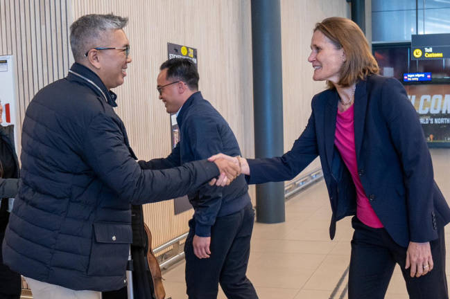 Investment, Trade and Industry (MITI) Minister Tengku Datuk Seri Zafrul Aziz during work visit in Tromsø, Norway. (Credit - Tengku Zafrul / Facebook)