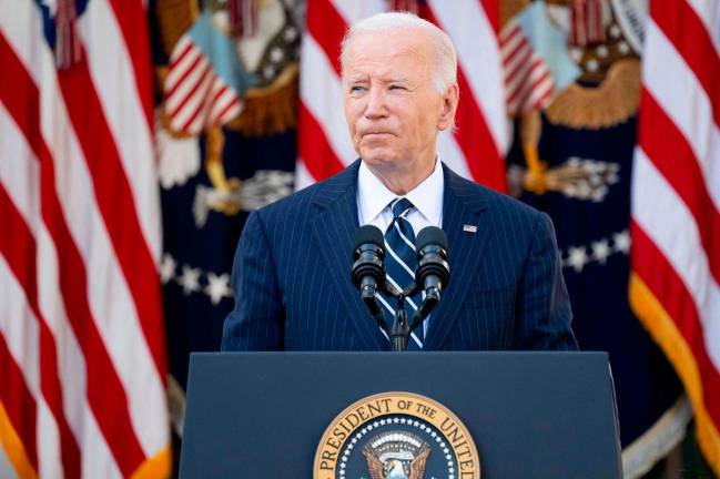Former US president Joe Biden has been diagnosed with an aggressive form of prostate cancer that has spread to his bones, and is reviewing treatment options, his office said on May 18, 2025. - SAUL LOEB / AFP