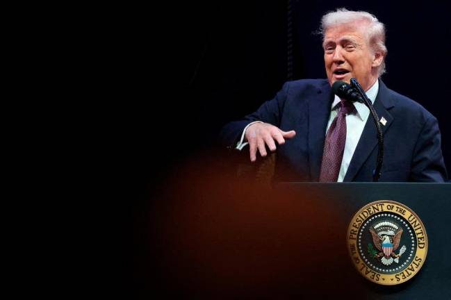 U.S. President Donald Trump speaks at the Museum of the Bible on September 8, 2025 in Washington, DC. Trump addressed the White House Religious Liberties Commission during the event. - Getty Images/AFP