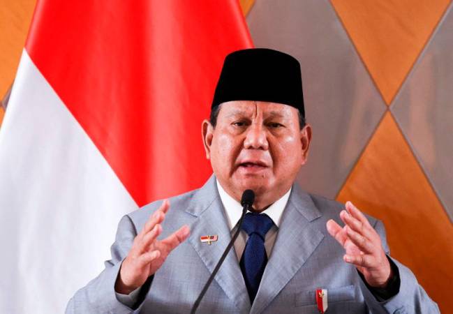 Indonesia's President Prabowo Subianto. - HASNOOR HUSSAIN / POOL / AFP