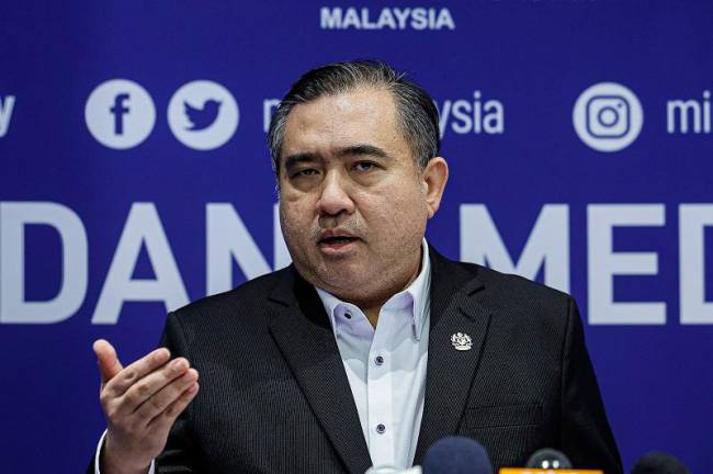 Transport Minister, Anthony Loke. - BERNAMApix