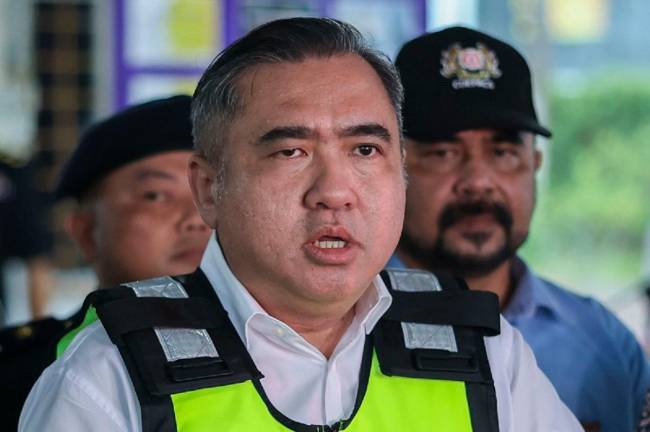 Transport Minister, Anthony Loke Siew Fook. - BERNAMApix