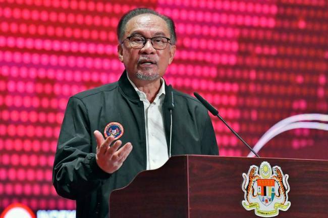 Prime Minister, Datuk Seri Anwar Ibrahim. - BERNAMApix