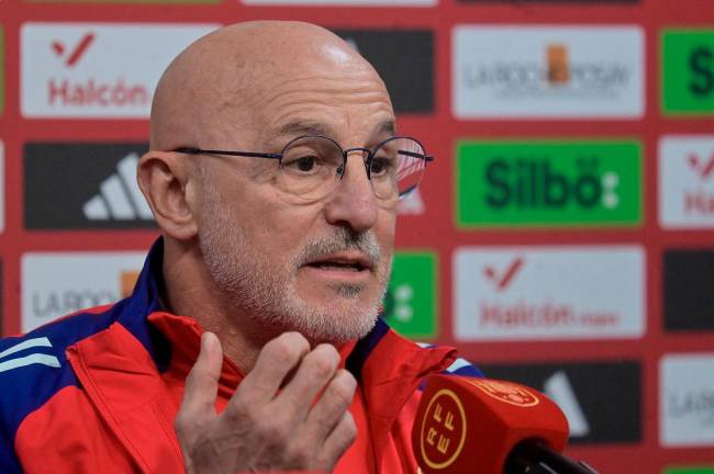 Spain’s coach, Luis de la Fuente. - AFPpix