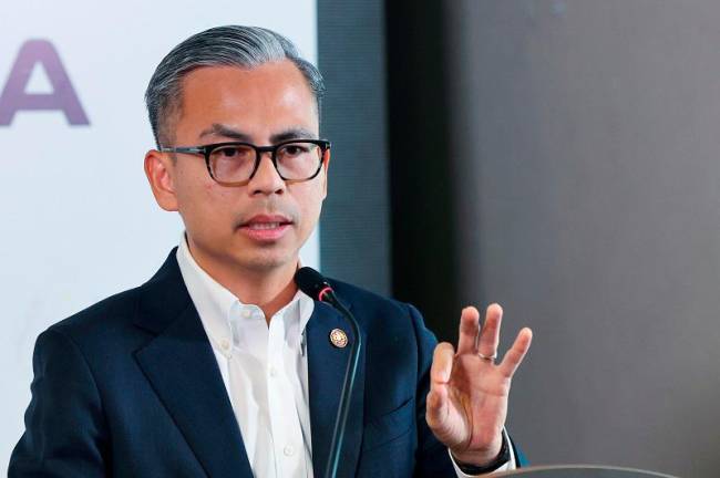 Communications Minister, Fahmi Fadzil. - BERNAMApix