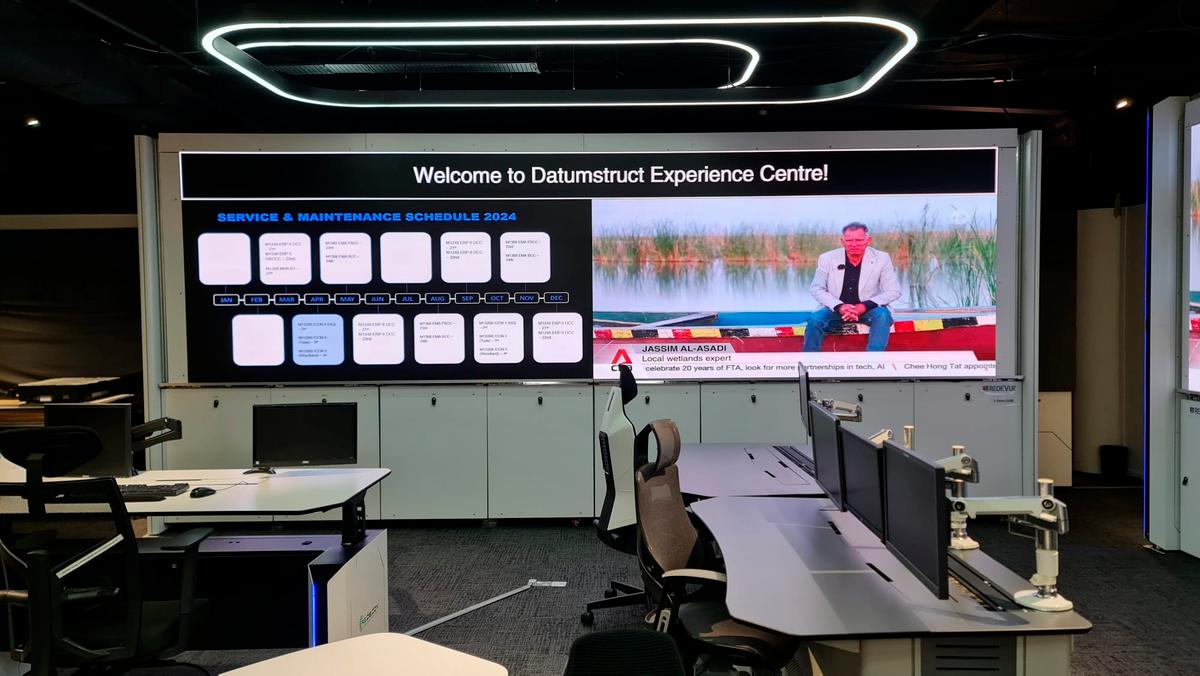 Datumstruct Enhances Singapore Experience Centre for Command Centre Technology