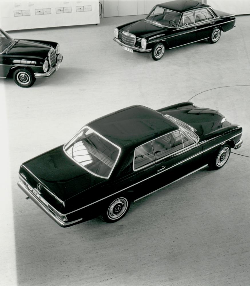 $!Presentation of a design draft for Mercedes-Benz coupes of the upper mid-range series in the mid-1960s.