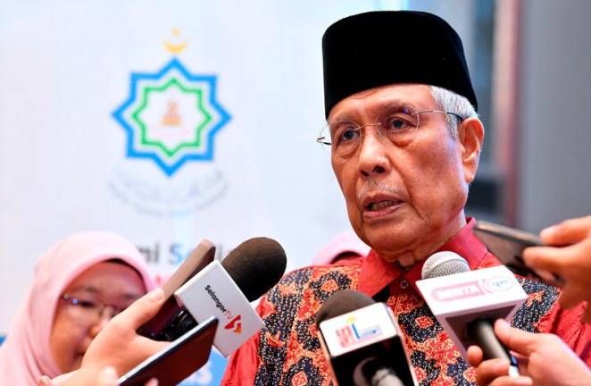 MAIS chairman, Tan Sri Abdul Aziz Mohd Yusof. - BERNAMApix