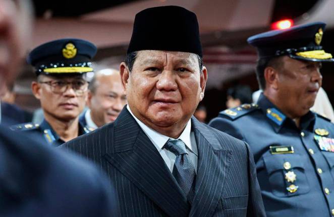 Presiden Indonesia, Prabowo Subianto. - fotoBERNAMA