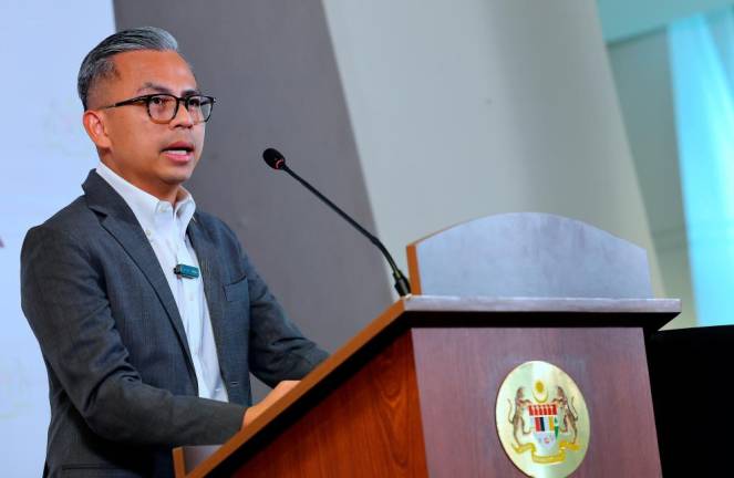 Communications Minister, Fahmi Fadzil. - BERNAMAPIX